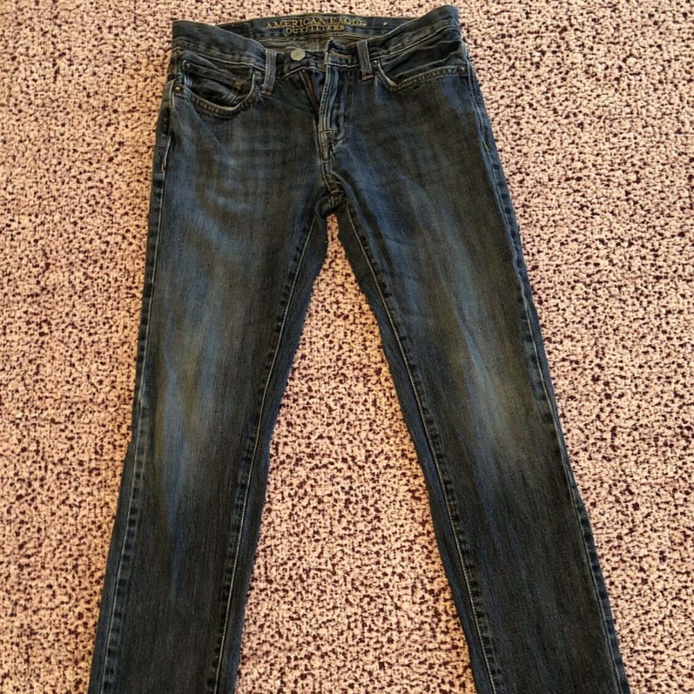 Jeans: American Eagle Skinny 28x32
